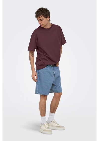 Only & Sons Onsfred % 100 Pamuk Relaxed Fit Bisiklet Yaka T Shirt Erkek T Shirt 22022532 Bordo Only & Sons Onsfred % 100 Pamuk Relaxed Fit Bisiklet Yaka T Shirt Erkek T Shirt 22022532 Bordo