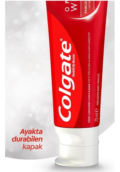 Colgate Optic White Parıldayan Beyazlık Beyazlatıcı Diş Macunu 4 x 75 ML