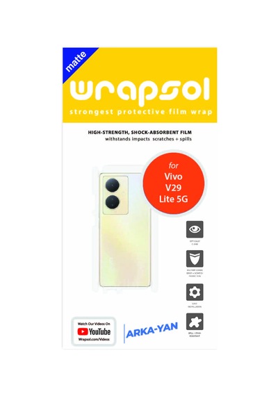 Vivo V29 Lite 5g Mat Arka Ve Yan Kaplama Poliüretan Film