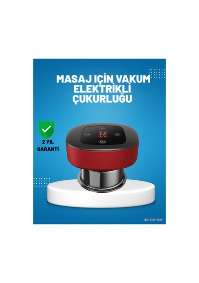 Myceshop Elektrikli Vakumlu Çukurluk Masaj Aleti Isıtmalı Ve Kırmızı Işıklı 153637 Terapi Seti Diğer