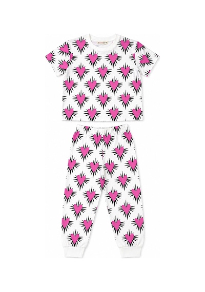 Beniizle Kız Çocuk Pijama Takımı Pembe