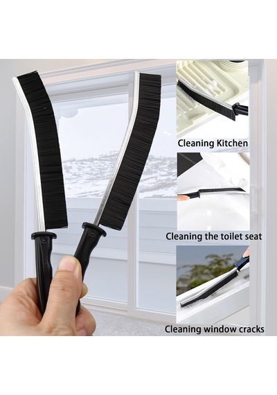 2 Adet Banyo Derz Fırçası, Sert Kıllı Köşe Temizleme Fırçası, Sert Kıllı Derz Temizleme Fırçası, Fırça