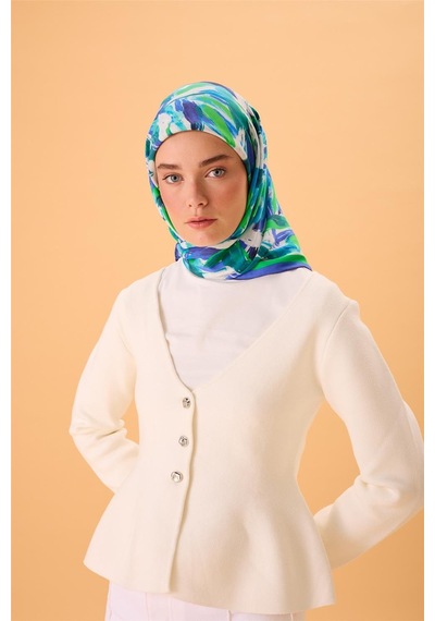Silk Home Organik Pamuk İpek Eşarp Morcivert-lacivert-patina Yeşili-mavi-bebe Mavi Desenli Kaymaz Tok Duruşlu 90x90 Çok Renkli Silk Home Organik Pamuk İpek Eşarp Morcivert-lacivert-patina Yeşili-mavi-bebe Mavi Desenli Kaymaz Tok Duruşlu 90x90 Çok Renkli