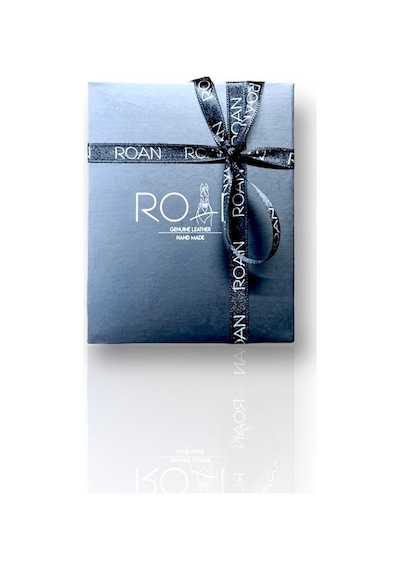 Roan Vegan Deri Erkek Cüzdan Hediyelik Paket Siyah
