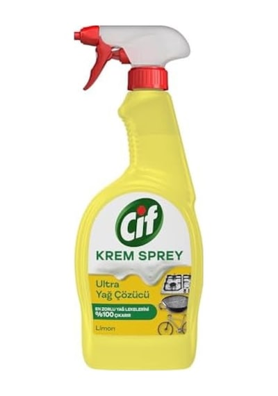 Krem Sprey Ultra Yağ Çözücü Yüzey Temizleyici Limon 750 Ml 0