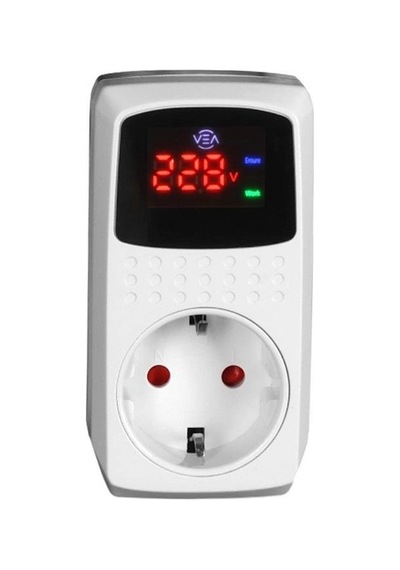 Vea Ve-22393 15a 3520w Tekli Dijital Göstergeli Akım Korumalı Priz 0