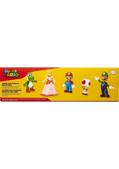 Nintendo Mario & Arkadaşları Figür Set 5'li Paket Lisanslı Luigi