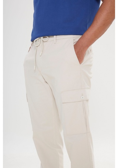 AC&Co / Altınyıldız Classics Erkek Tas Comfort Fit Rahat Kesim Pamuklu Esnek Yan Cepli Kargo Pantolon Taş AC&Co / Altınyıldız Classics Erkek Tas Comfort Fit Rahat Kesim Pamuklu Esnek Yan Cepli Kargo Pantolon Taş