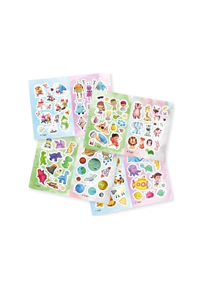 Tükenmeyen Sticker Kitabım (100+ Tekrar Tekrar Kullanılabilen Sticker)