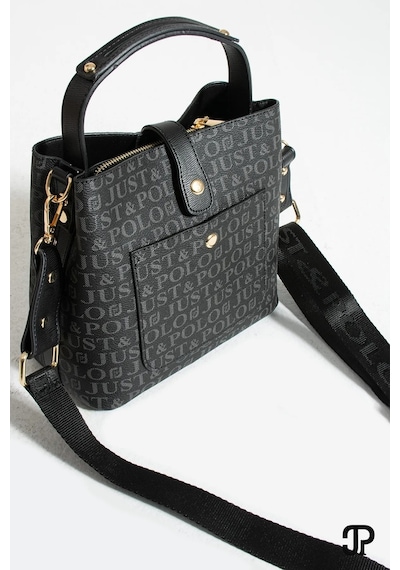 Just Polo Kadın Günlük Kullanıma Uygun Şık El Ve Omuz Çantası Shoulder Bag Siyah