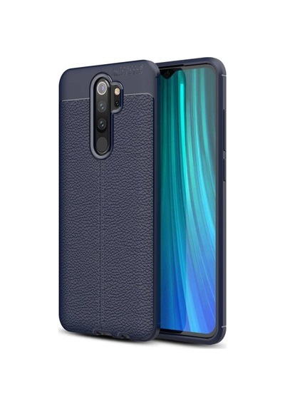 Adige Xiaomi Redmi Note 8 Pro Kılıf Niss Deri Görünümlü Silikon