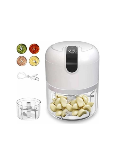 Rondo Doğrayıcı 250 Ml Taşınabilir Usb Şarjlı Pratik El Rondo Blender Kopya Çok Renkli
