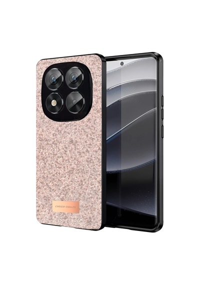 Onegif Xiaomi Redmi Note 14 Pro 5g Bright Simli Kapak - Pembe 0.2M-Çok Renkli