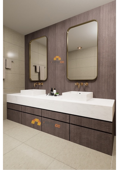 Yapışkanlı Folyo - Naturel Koyu Dişbudak Kaplama Kağıdı - Mobilya Duvar Kapı - 120cm Genişli - Kw255 120 X 600 Cm