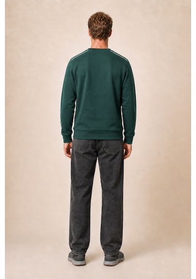 Redline Qwen Bisiklet Yaka Regular Fit Kışlık Sweatshirt Nefti