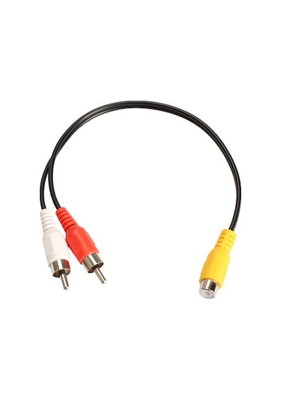 Anfi Y Kablo 2 Erkek Rca To 1 Dişi Rca Kablo