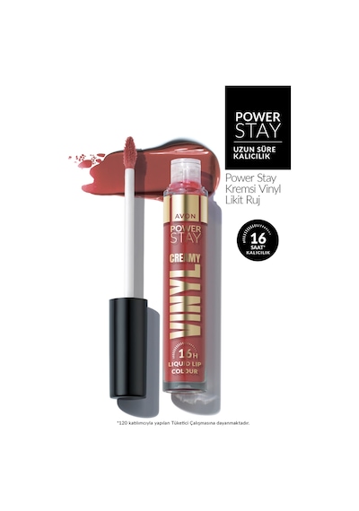 Power Stay Kremsi Vinyl Likit Ruj - Nude Muse 0