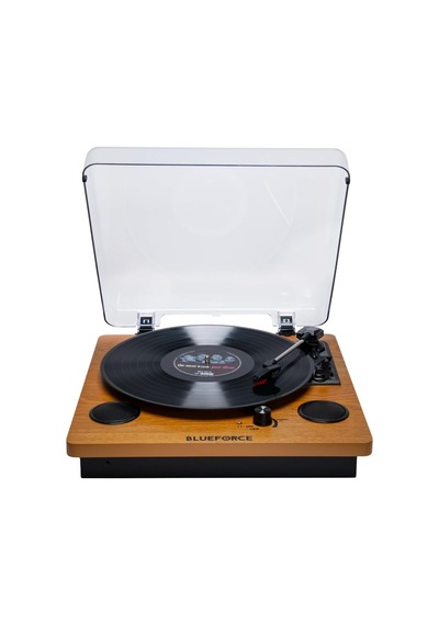 Soprano Ahşap Pikap Plak Çalar Retro Bluetooth Usb Sd Kart Aux Dahili Hoparlör Diğer