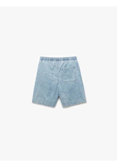Koton Pamuklu Bol Cep Detaylı Oversize Beli Bağcıklı Bermuda Jean Şort Açık İndigo 5sam40125nd Açık İndigo Koton Pamuklu Bol Cep Detaylı Oversize Beli Bağcıklı Bermuda Jean Şort Açık İndigo 5sam40125nd Açık İndigo