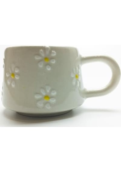 Tr Klasik Çayır Papatyalı Seramik 200 Ml Kupa Bardak Mug Diğer