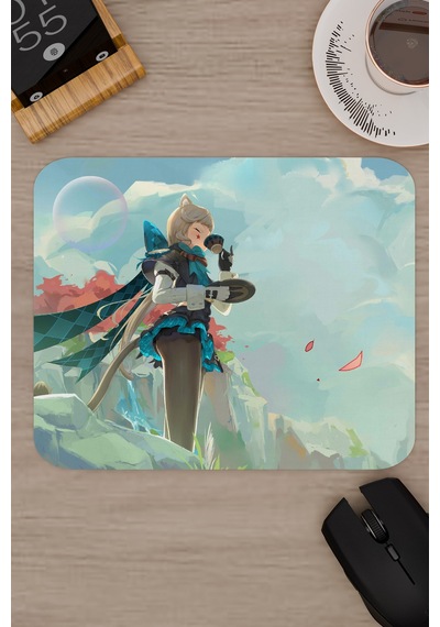 Lynette Genshin Impact Anime Oyuncu V3 - 22x18 Gaming Mouse Pad Fare Altlığı