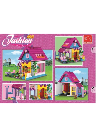 Ausini Fashion Girl 473 Parça Bahçeli Yazlık Ev Pembe