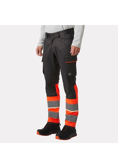 Uc-me Yüksek Görünürlüklü Kargo Pantolonu 1. Sınıf C56-169-reflektörlü Kırmızı Hi-vis Red
