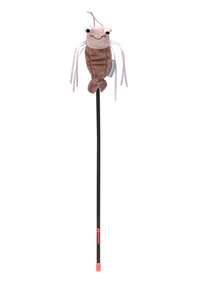 Hnrlıshp Beeztees Kedi Oltası, Oyuncaklı, Peluş, Kurdelalar, Çeşitli Renklerde, 40cm