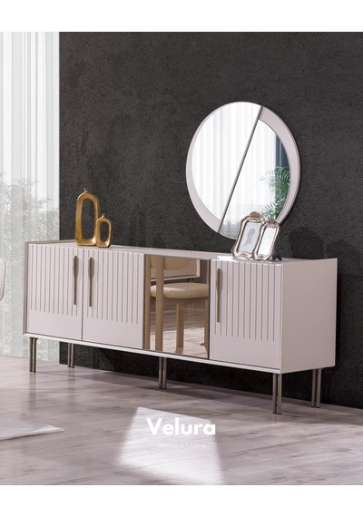 Tress Modern Konsol Kırık Beyaz