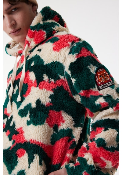 Lee Regular Fit Normal Kesim Kapüşonlu Renkli Sherpa Sweatshirt L232307900 Çok Renkli