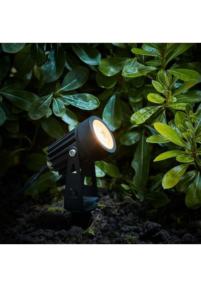 Elektrikle Çalışır 10 Watt Amber Işık Ampul Dahil Metal Gövde Fonksiyonlu Bahçe Duvar Ve Çim Armatür Amber