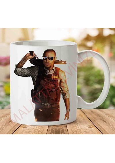 Battlefield-hardline-transparent İki Tarafı Baskılı Kupa Bardak.jpg Çok Renkli