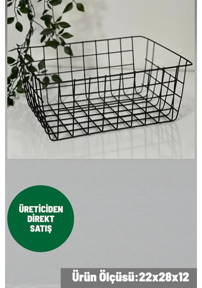 Çok Amaçlı Sepet Organizer Banyo Düzenleyici Kiler Sepeti Mutfak Organizer Dolap İçi Düzenleyici Met Diğer