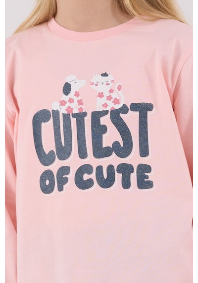 Rolypoly Kız Çocuk Pembe Pijama Takımı 5274-48710 Pembe
