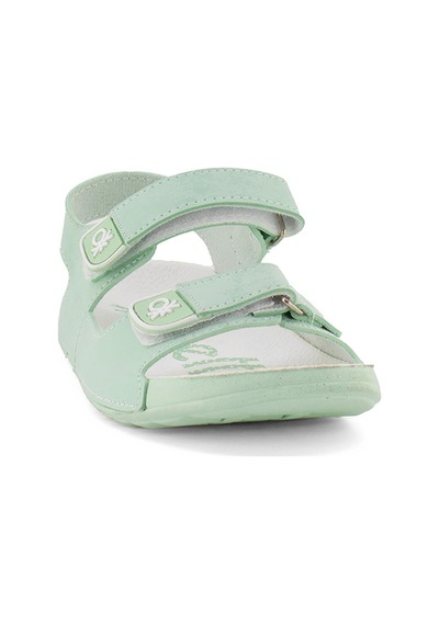 Benetton Bn-1237 Patik Kız Çocuk Sandalet Yeşil Yeşil