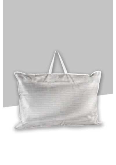 Esti Gri Çizgili Yastık Saklama Çantası 67 X 45 Cm Gri Çizgili-1