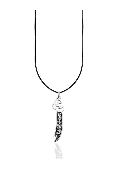 Oya Silver Hat İşlemeli Hz. Ali Zülfikar Gümüş Kolye Ucu 4.2x0.9cm Oyot333