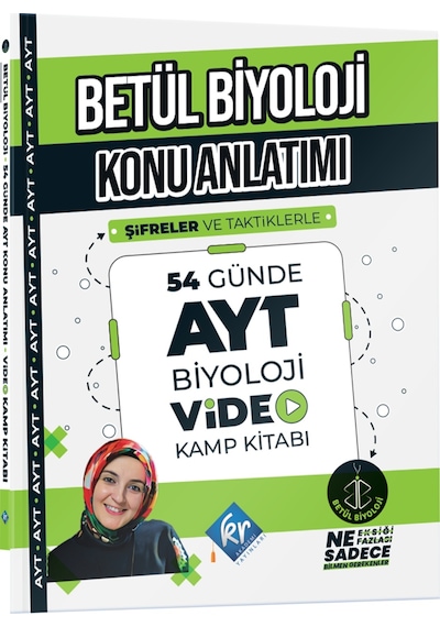 Betül Biyoloji Konu Anlatımı 54 Günde Ayt Video Kamp Kitbı