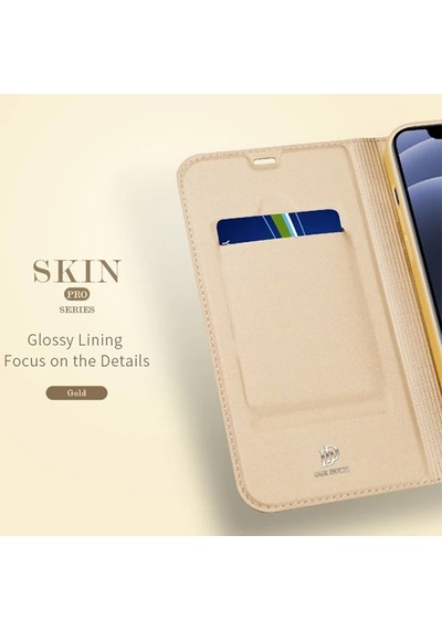 Dux Ducis Apple     Uyumlu iPhone 12 Mini Kılıf Kapaklı Flip Cover Kılıf Skin Pro Series Kılıf- 5775