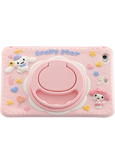 Samsung Galaxy Uyumlu Tab A8 10.5 Sm-x200 2021 Kılıf Cute Dolls Standlı Eğlenceli 3d Karekterli Çocuk Kılıfı Kılıf