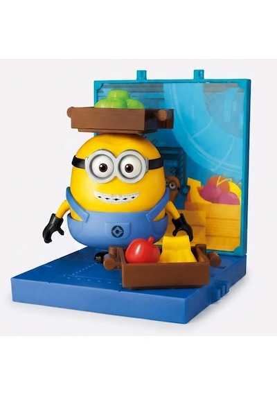 Minions Precool Jelly Factory Serisi Figür Yapım Seti - Modüler Mini Oyuncak Modeller 4.4 - 7.5 Cm