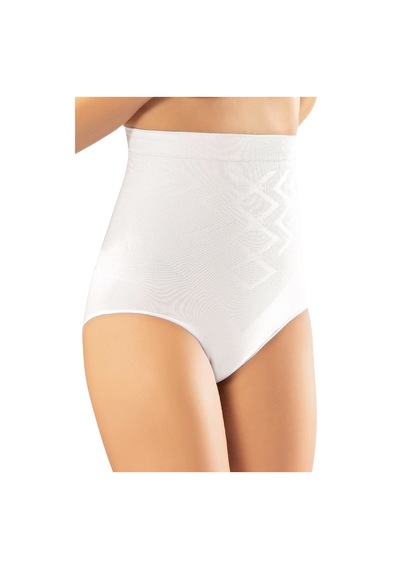 Obje Beyaz Toparlayıcı Yüksek Bel Slip Korse Beyaz