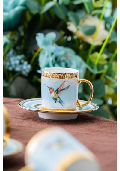 Acar Starling 6 Kişilik Kahve Fincanı Takımı - 90 Ml renkli