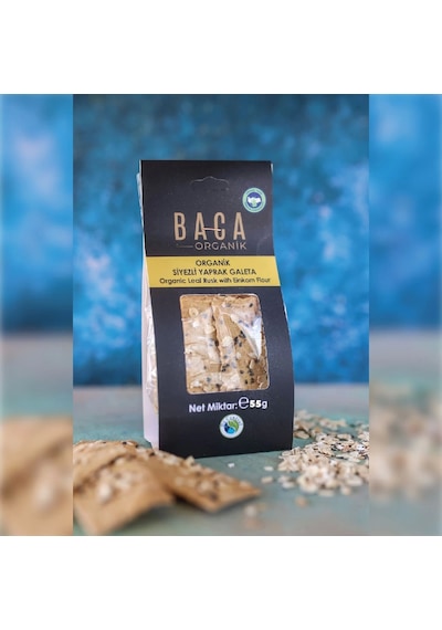 Baca Organik Organik Siyezli Yaprak Galeta 55 G