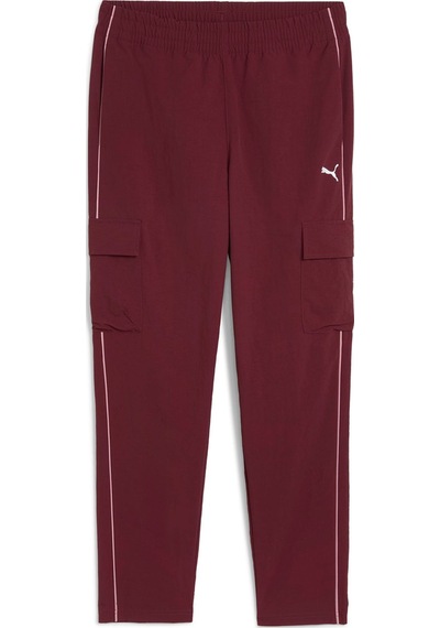 Puma Sport Woven Cargo Pants Kadın Yetişkin Eşofman Altı Bordo