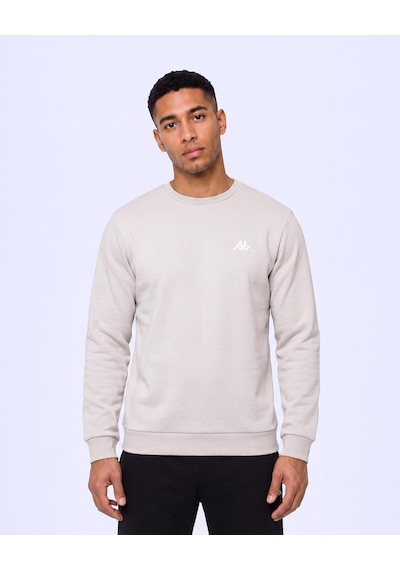 Kappa Tanner Erkek Taş Rengi Regular Sweatshirt