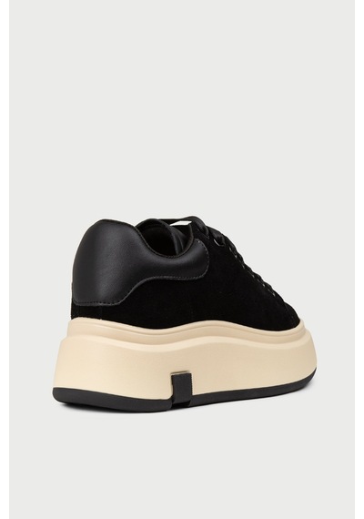 Deery Kadın Hakiki Süet Siyah Sneaker - 25361zsyhc01 Siyah