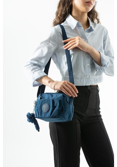 Baginn Klinkır Hafif Yağmur Geçirmez Kadın Postacı Çanta Çok Cepli 20 15 Cm Omuz Çantası 571 Collection Lacivert