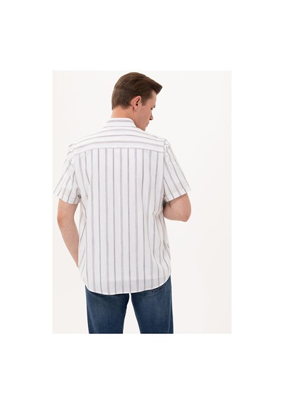 Pierre Cardin Comfort Fit Kısa Kollu Gömlek 50269430-vr033 Çok Renkli