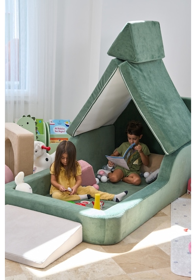 Funbed Yeni Nesil Montessori Çocuk Yatağı & Oyun Alanı Yıkanabilir Sıvı Geçirmez Yeşil - 836527200 Funbed Yeni Nesil Montessori Çocuk Yatağı & Oyun Alanı Yıkanabilir Sıvı Geçirmez Yeşil - 836527200